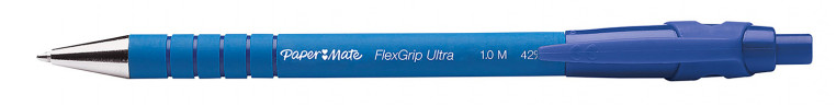 Ручка шариков. автоматическая Paper Mate Flexgrip Ultra 2027752 синий d=0.7мм син. черн. блистер 1стерж. линия 0.7мм 1цв.