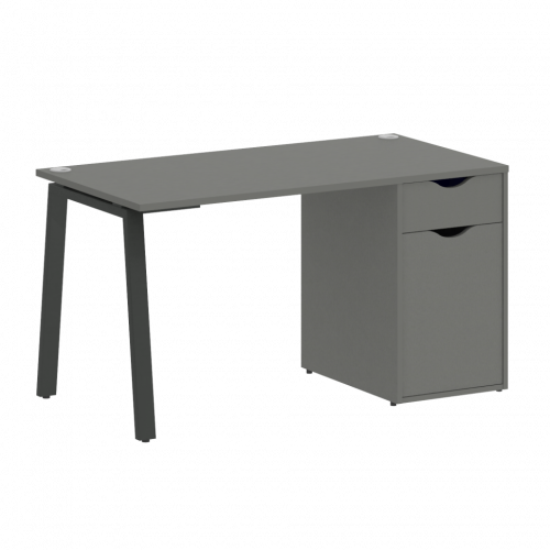 Home Office Стол письменный VR.SP-3-138.1.A Металлик/Антрацит металл 1380*720*750