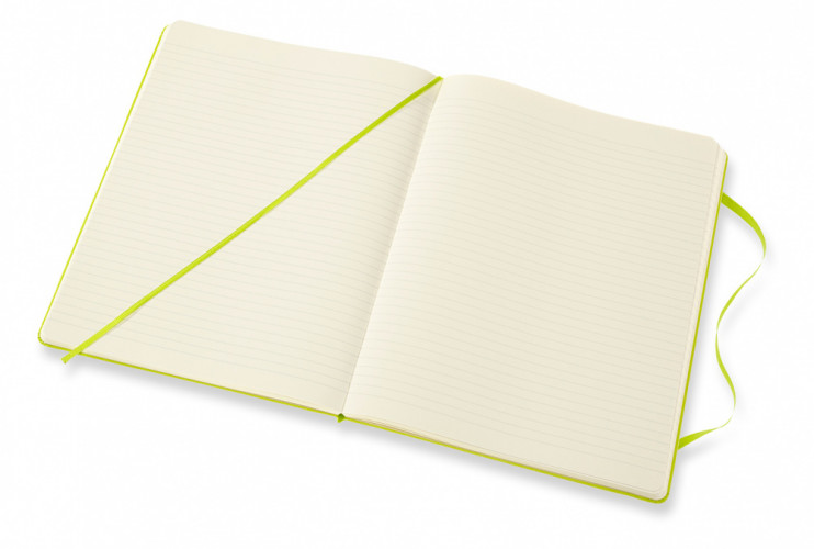 Блокнот Moleskine CLASSIC QP090C2 XLarge 190х250мм 192стр. линейка твердая обложка лайм