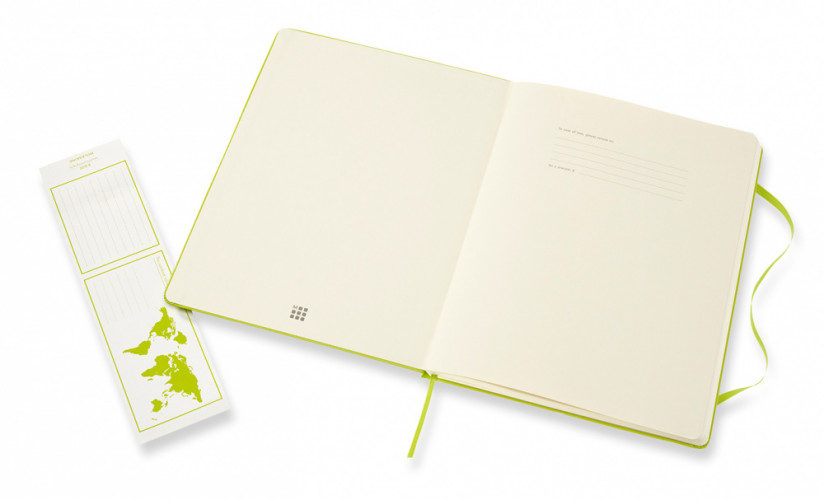 Блокнот Moleskine CLASSIC QP090C2 XLarge 190х250мм 192стр. линейка твердая обложка лайм