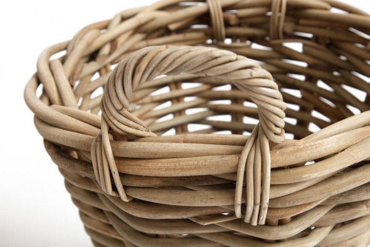 Корзина Secret De Maison Atala(набор из 2 штук), натуральный ротанг, 46*46*43 / 58*58*51, Натуральный Кубу / Natural Kubu