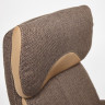 Кресло DUKE, ткань, коричневый/бронзовый, MJ190-7/TW-21
