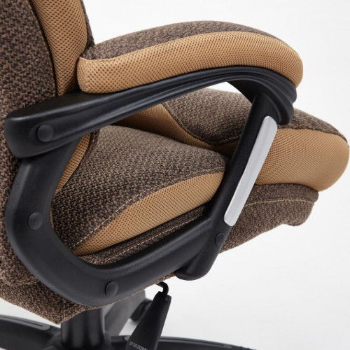 Кресло DUKE, ткань, коричневый/бронзовый, MJ190-7/TW-21