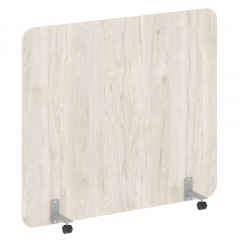 R-line Перегородка на металлических опорах, на роликах DP.R-160-140 Денвер светлый/Серый металл 1600*18*1400