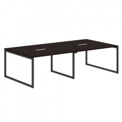 Конференц стол XQSCT 2714 Легно темный/Антрацит 2720х1406х750