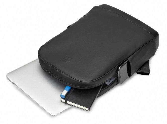 Рюкзак Moleskine CLASSIC SMALL (ET86BKSBK) 27x36x9см эко-кожа черный