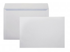 Конверт С40.10.10/A C4 229x324мм белый силиконовая лента 90г/м2 серая запечатка (pack:10pcs)