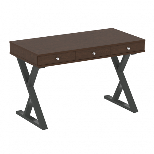 Home Office Стол письменный VR.SP-1-118.M Венге/Антрацит металл 1180*600*750