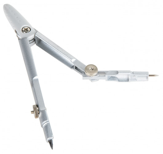 Циркуль Deli E8607 корпус ассорти металл в компл.:набор грифелей