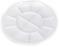 Палитра для смешивания красок Deli 68306 D190мм пластик