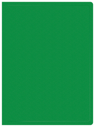 Папка с 10 прозр.вклад. Buro -ECB10GREEN A4 пластик 0.5мм зеленый