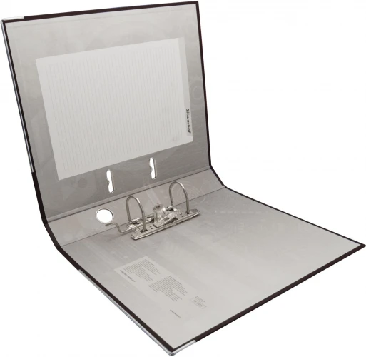 Папка-регистратор Silwerhof A4 50мм ПВХ/бумага черный мет.окант. сборная (упак.:2шт)