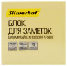 Блок самоклеящийся бумажный Silwerhof 76x76мм 400лист. пастель 4цв.в упак.
