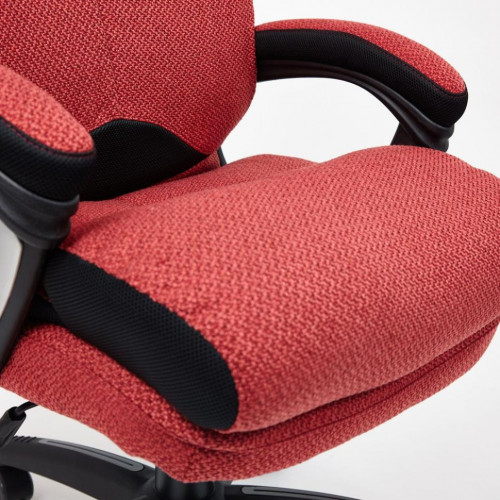 Кресло DUKE, ткань, красный/черный, MJ190-11/TW-11