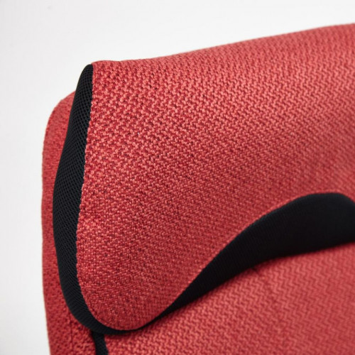 Кресло DUKE, ткань, красный/черный, MJ190-11/TW-11