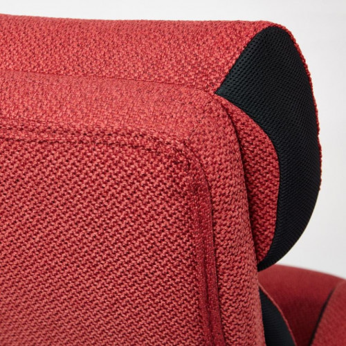 Кресло DUKE, ткань, красный/черный, MJ190-11/TW-11