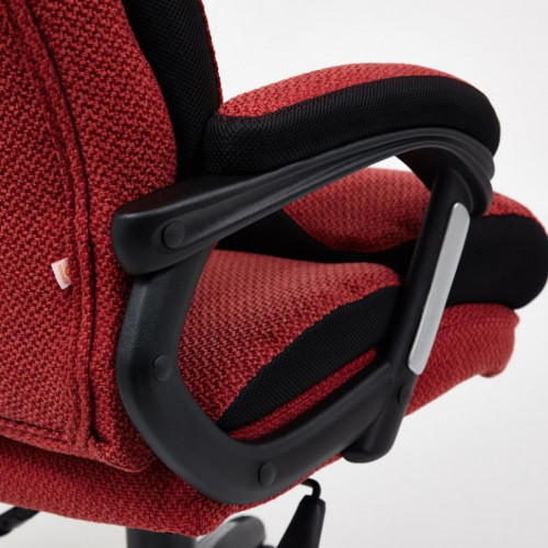 Кресло DUKE, ткань, красный/черный, MJ190-11/TW-11