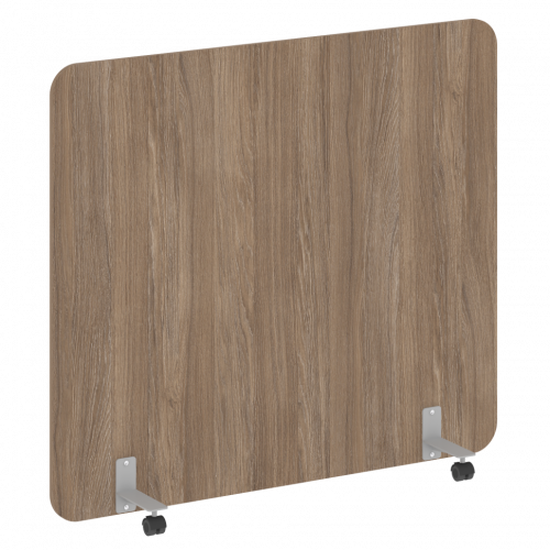 R-line Перегородка на металлических опорах, на роликах DP.R-160-140 Дуб аризона/Серый металл 1600*18*1400