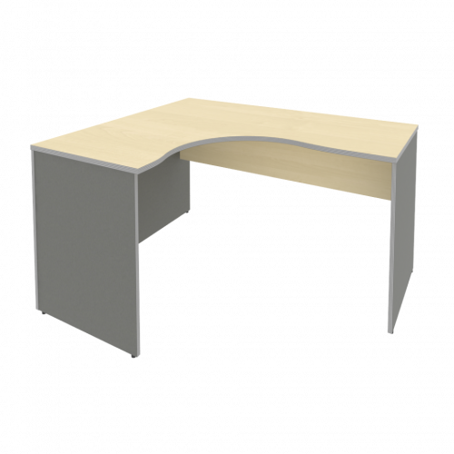 Riva Стол криволинейный левый А.СА-3 (L) Клён металлик 1400*1200*750