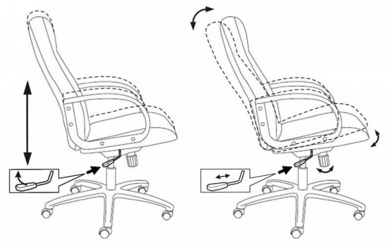 Кресло руководителя Бюрократ CH 685 серый 3C1 крестов. пластик