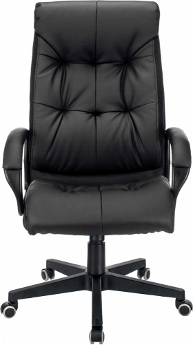 Кресло руководителя Бюрократ CH-824 черный эко.кожа крестов. пластик
