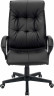 Кресло руководителя Бюрократ CH-824 черный эко.кожа крестов. пластик