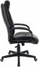 Кресло руководителя Бюрократ CH-824 черный эко.кожа крестов. пластик
