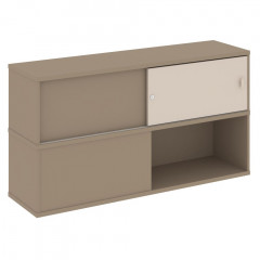 Estetica Надставка на две тумбы высокая ES.NV-6.1 Латте/Капучино 1500*410*795