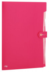 Папка-портфель Deli Rio EB40102 8 отдел. A4 полипропилен 0.6мм ассорти