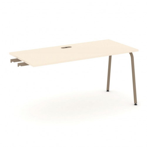 Estetica Стол приставка к опорным тумбам ES.SPR-4-LK Сатин/Латте металл 1580*730*750