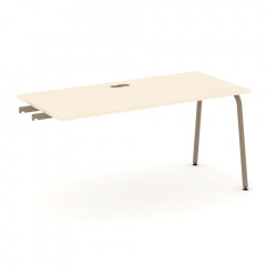 Estetica Стол приставка к опорным тумбам ES.SPR-4-LK Сатин/Латте металл 1580*730*750