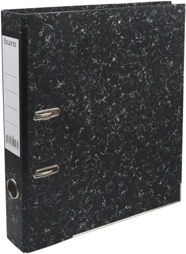 Папка-регистратор Buro A4 50мм картон/бумага черный мет.окант. сборная (упак.:2шт)