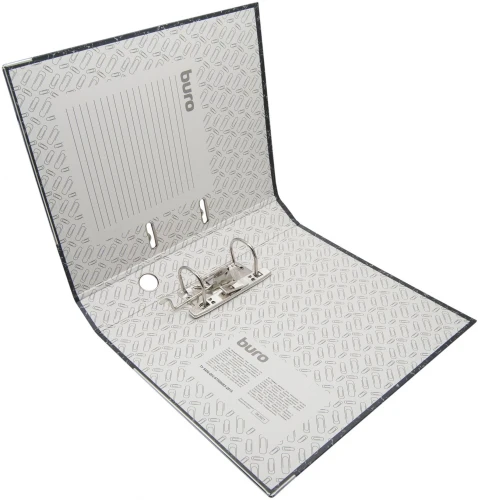 Папка-регистратор Buro A4 50мм картон/бумага черный мет.окант. сборная (упак.:2шт)