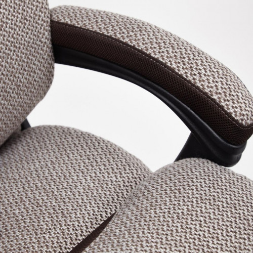 Кресло DUKE, ткань, норка/коричневый, MJ190-6/TW-24