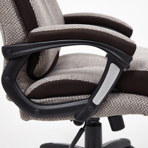 Кресло DUKE, ткань, норка/коричневый, MJ190-6/TW-24