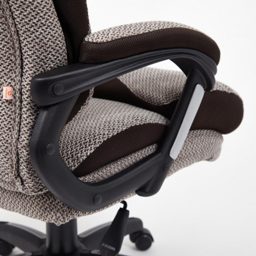 Кресло DUKE, ткань, норка/коричневый, MJ190-6/TW-24