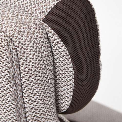 Кресло DUKE, ткань, норка/коричневый, MJ190-6/TW-24