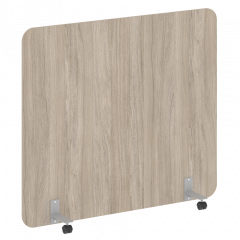 R-line Перегородка на металлических опорах, на роликах DP.R-160-140 Дуб аттик/Серый металл 1600*18*1400