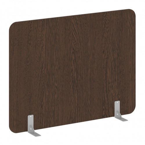 R-line Перегородки на металлических опорах на фетровых подпятниках DP.F-160-120 Венге/Серый металл 1600*18*1200