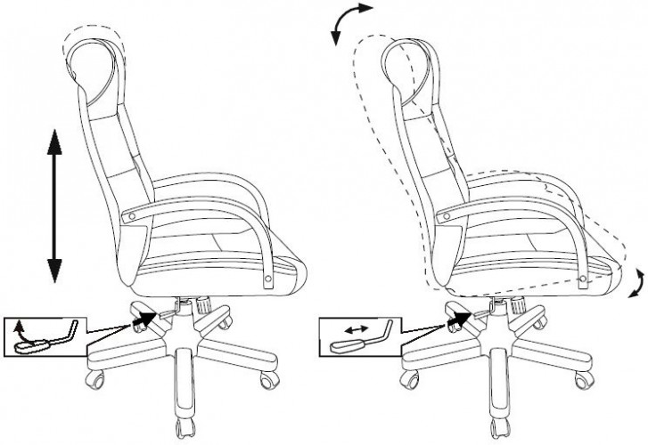 Кресло руководителя Бюрократ T-9928WALNUT/ECO черный эко.кожа крестов. металл/дерево