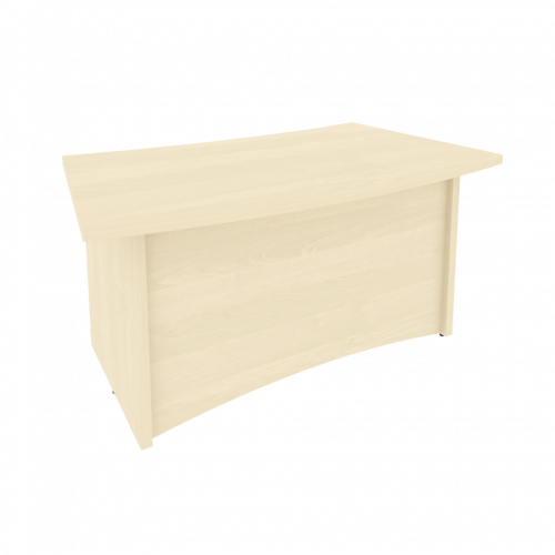 First Стол руководителя криволинейный KSR-1 Клён 1600*920*765