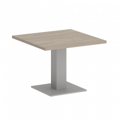 Home Office Стол журнальный квадратный VR.SP-5-60.2G Дуб аттик/Серый металл 600*600*453