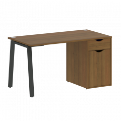 Home Office Стол письменный VR.SP-3-138.1.A Орех/Антрацит металл 1380*720*750