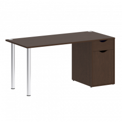 Home Office Стол письменный VR.SP-3-158.1 Венге/Хром опоры 1580*720*750