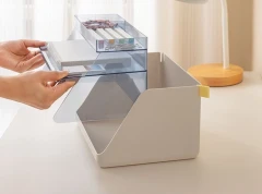 Лоток горизонтальный Deli XDM34pink 2отд. для бумаг A4 315x270x170мм розовый пластик (упак.:1шт)