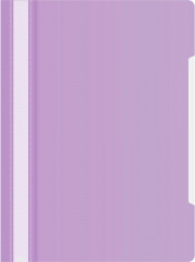 Папка-скоросшиватель Бюрократ Pastel -PSLPAST/VIO A4 прозрач.верх.лист пластик фиолетовый 0.14/0.18