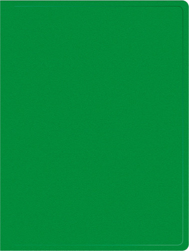 Папка метал.зажим Buro -ECB04CGREEN A4 пластик 0.5мм зеленый