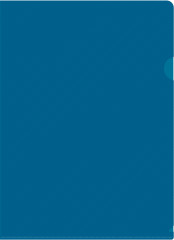 Папка-уголок Бюрократ DeLuxe DLCBBERRY A4 пластик 0.18мм черничный