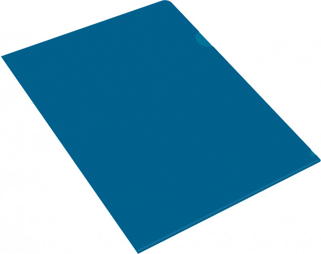 Папка-уголок Бюрократ DeLuxe DLCBBERRY A4 пластик 0.18мм черничный