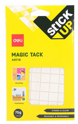 Пластины клеевые Deli EA21710 75гр корп.желтый блистер Stick UP